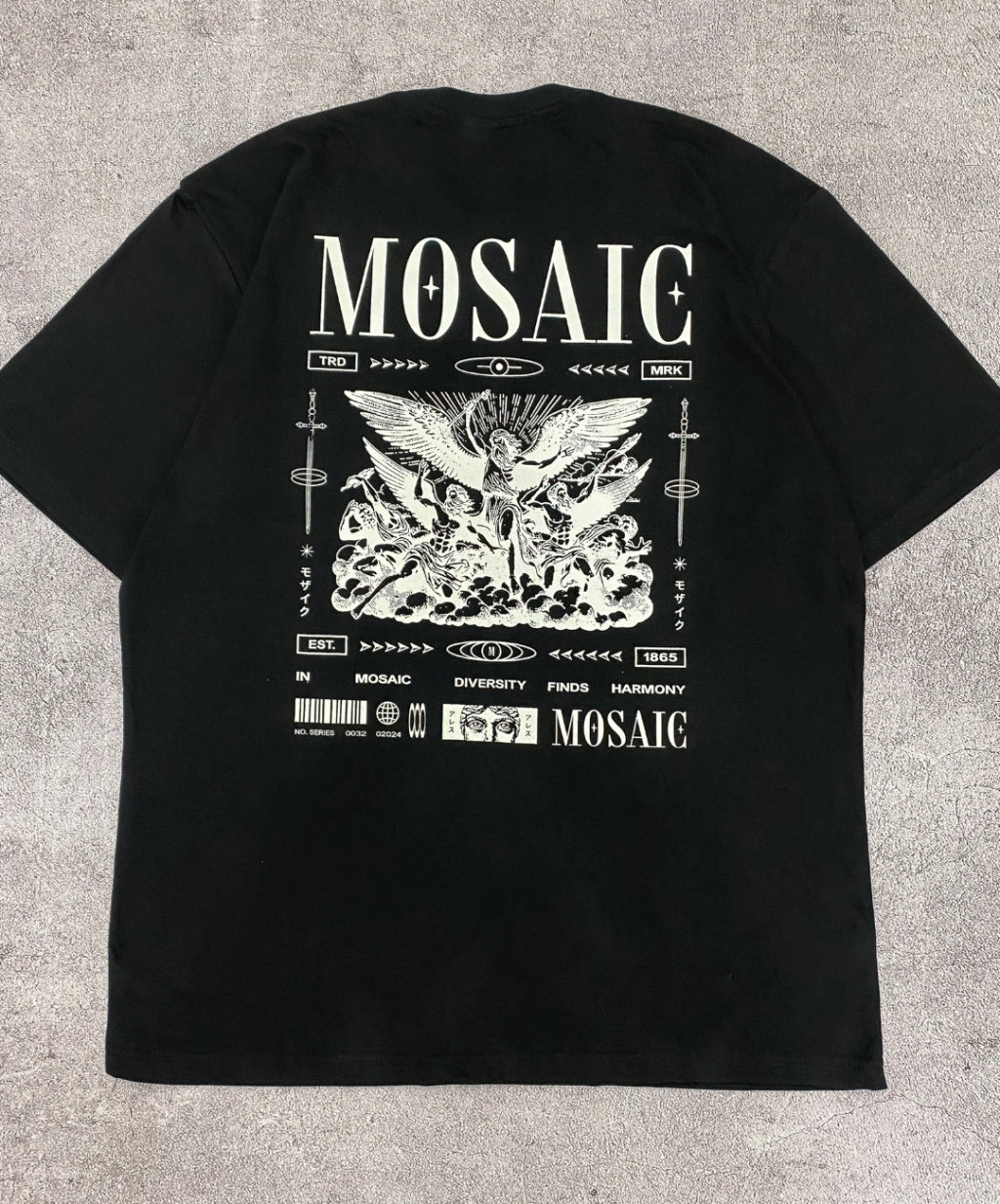 Remera Oversize Mosaic