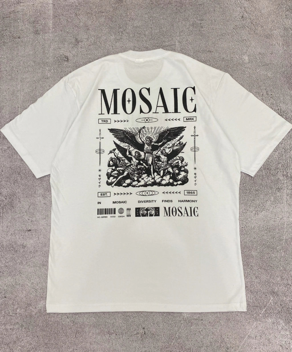 Remera Oversize Mosaic