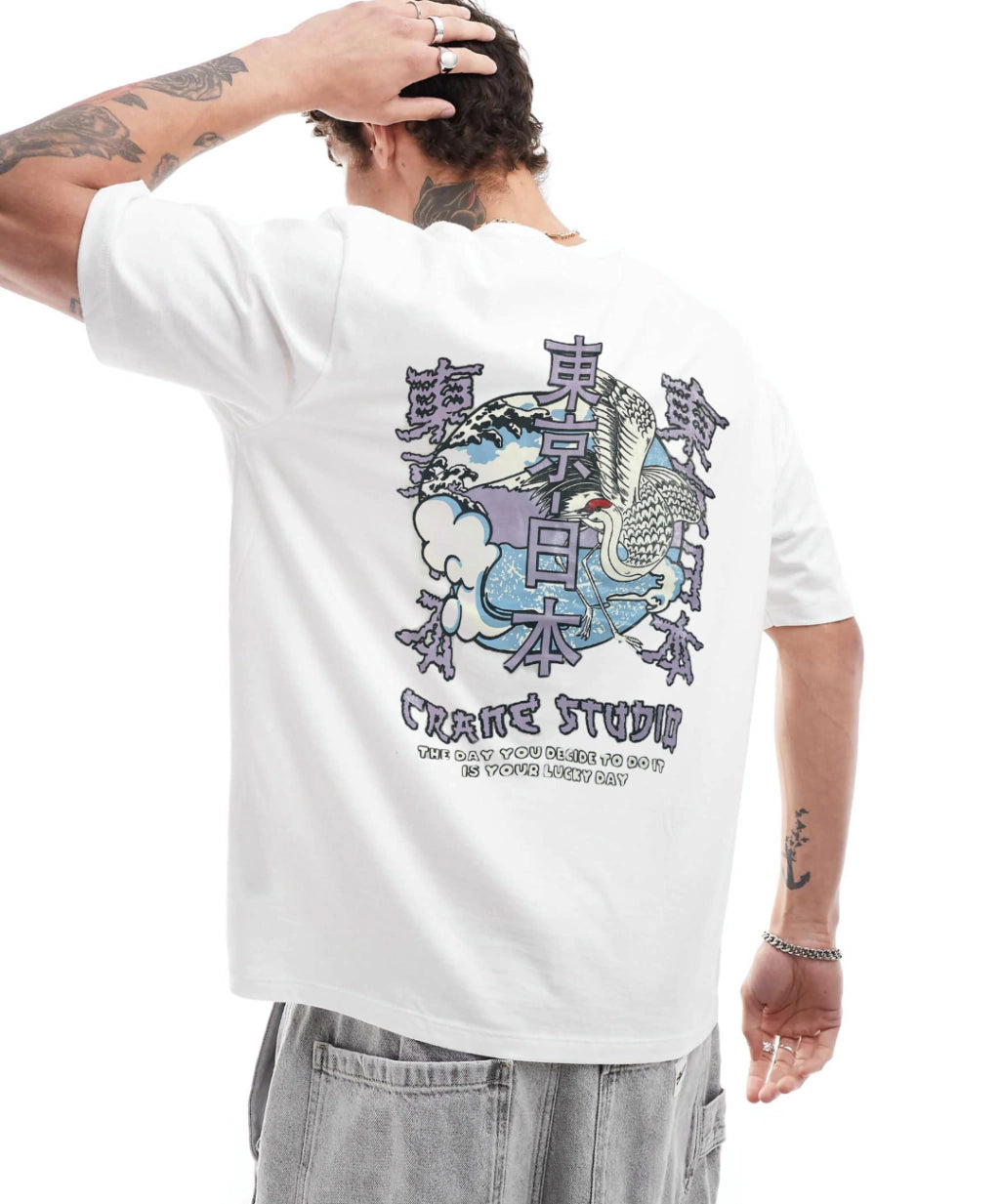 Remera Oversize Crane