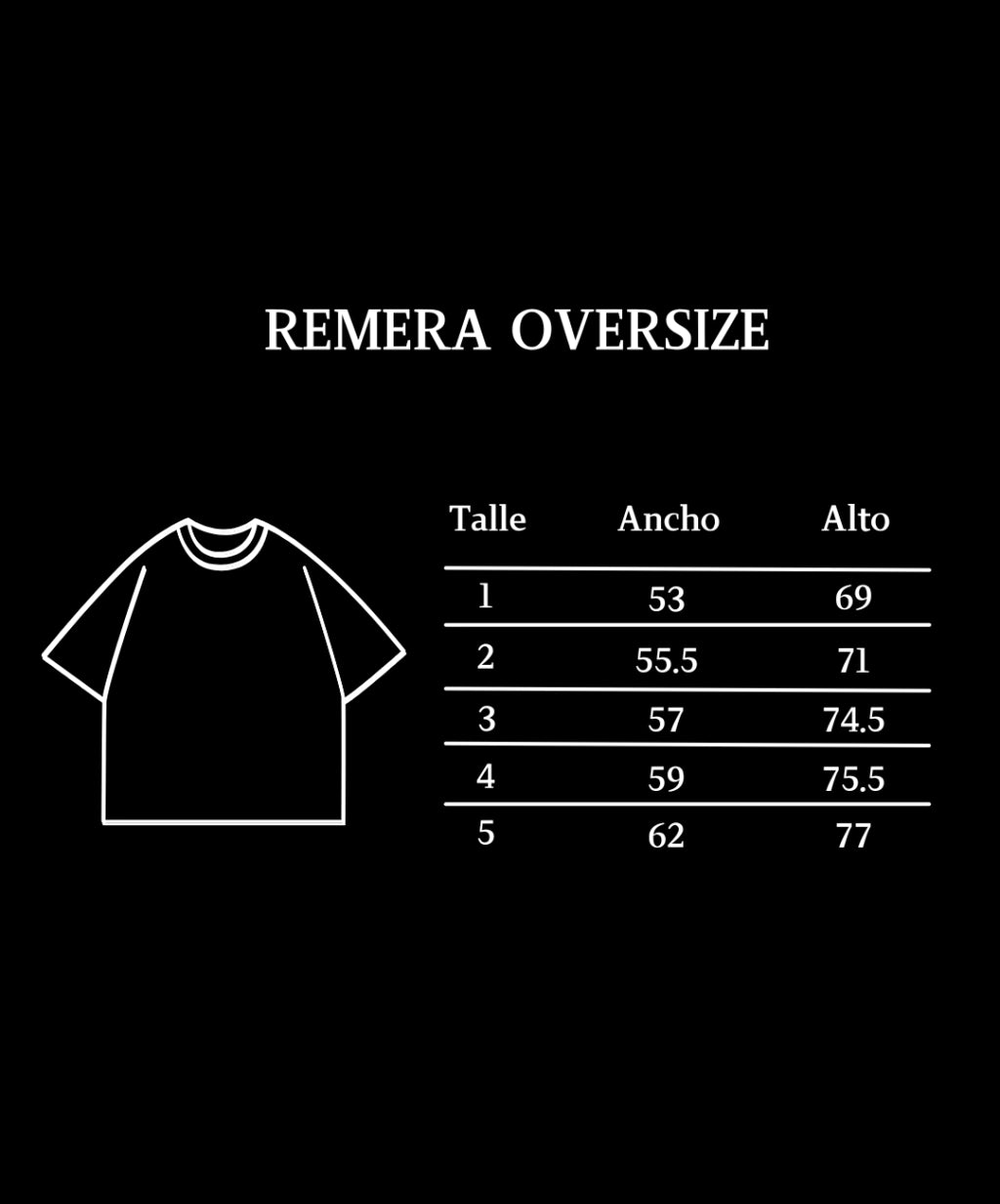 Remera Oversize Friday